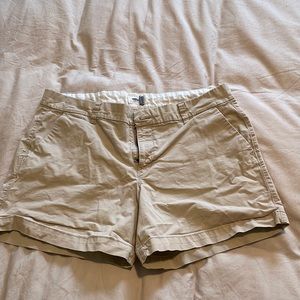 Old Navy khaki chino shorts